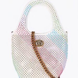 Kurt Geiger London Small Chelsea Crystal Hobo Crossbody